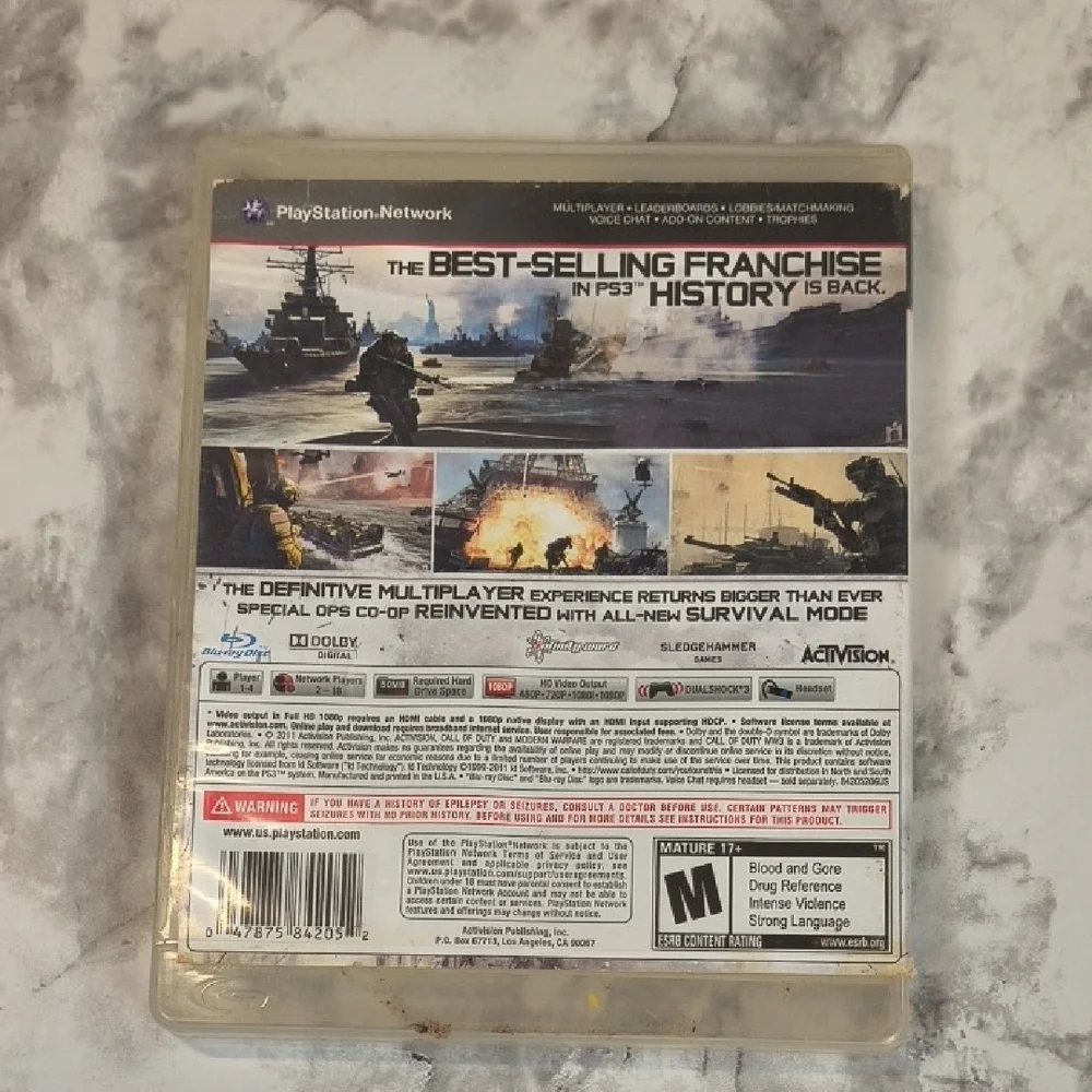 Call of Duty: Modern Warfare 3 for PS3 - Black and White